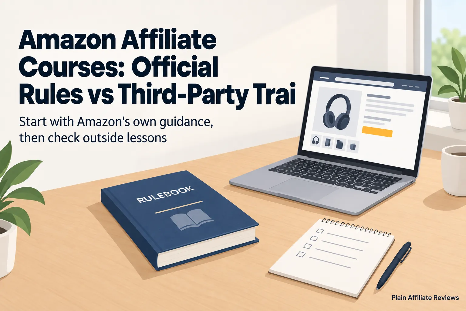 Amazon Affiliate Marketing Course: What Amazon Publishes Versus Third-Party Courses