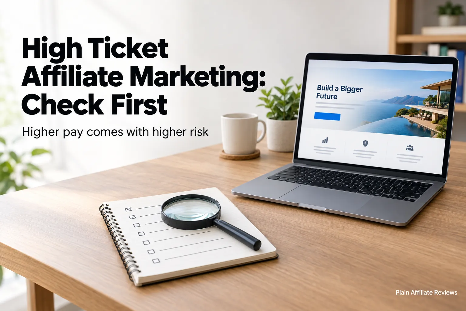 High Ticket Affiliate Marketing: Higher Pay, Higher Risk, and What to Check First